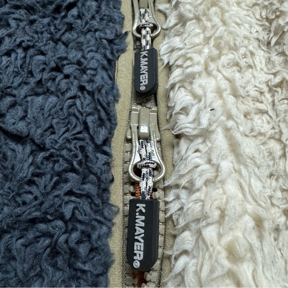 KRIFF MAYER Japan Colorblock Sherpa Fleece Jacket Size: Large - Picture 6 of 10